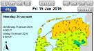 Neerslaghoeveelheid in Nederland per maand en per dag van de afgelopen jaren
